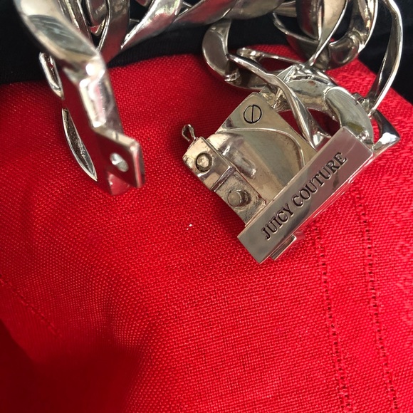 Vintage Juicy Couture Link Bracelet Double Magnet Lock - Picture 6 of 15